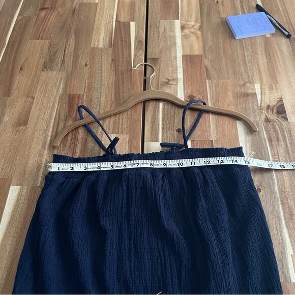 Navy Crepe Mini Dress NWOT - Picture 5 of 6